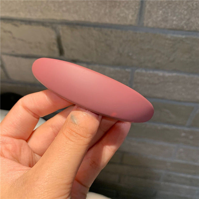 Elegant Matte Geometric Hair Clips for Women and Girls