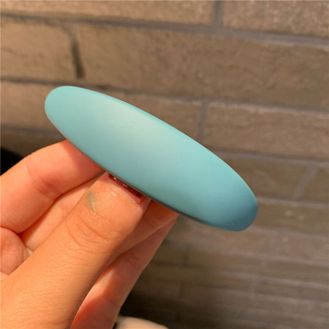 Elegant Matte Geometric Hair Clips for Women and Girls