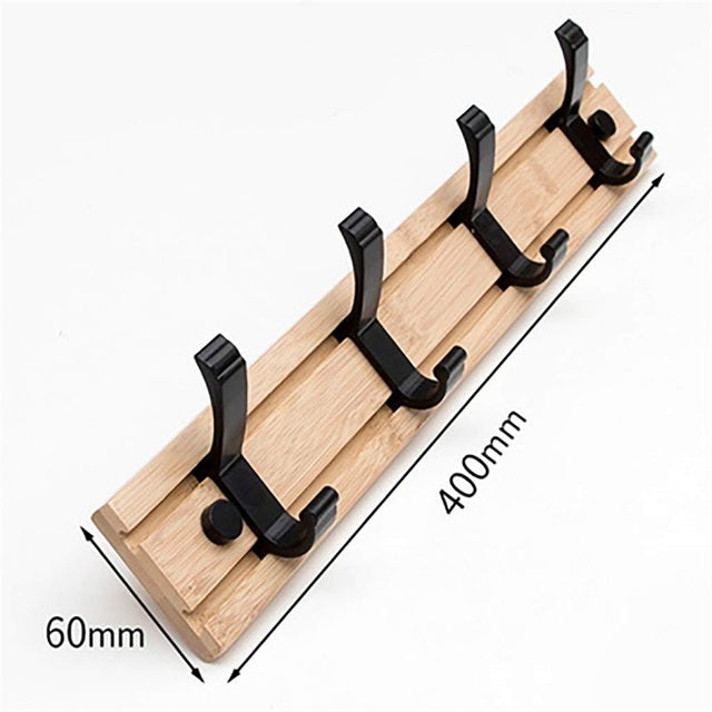 Bamboo Coat Rack and Hanger for Bedroom or Living Room