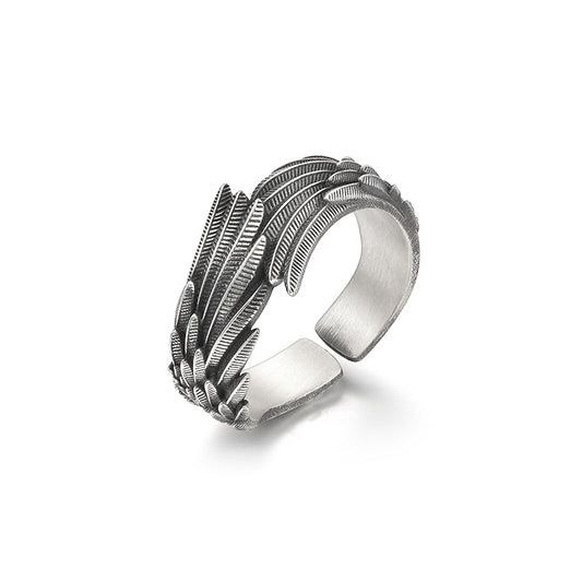Angel Wing Open Ring for Men and Women Couple